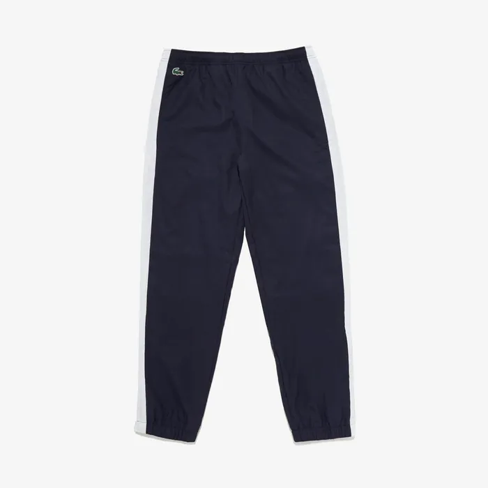 Pants and Shorts Lacoste Mens SPORT ColorBlocked Tennis Sweatsuit WhiteNavy BlueGreenNavy Blue Shop