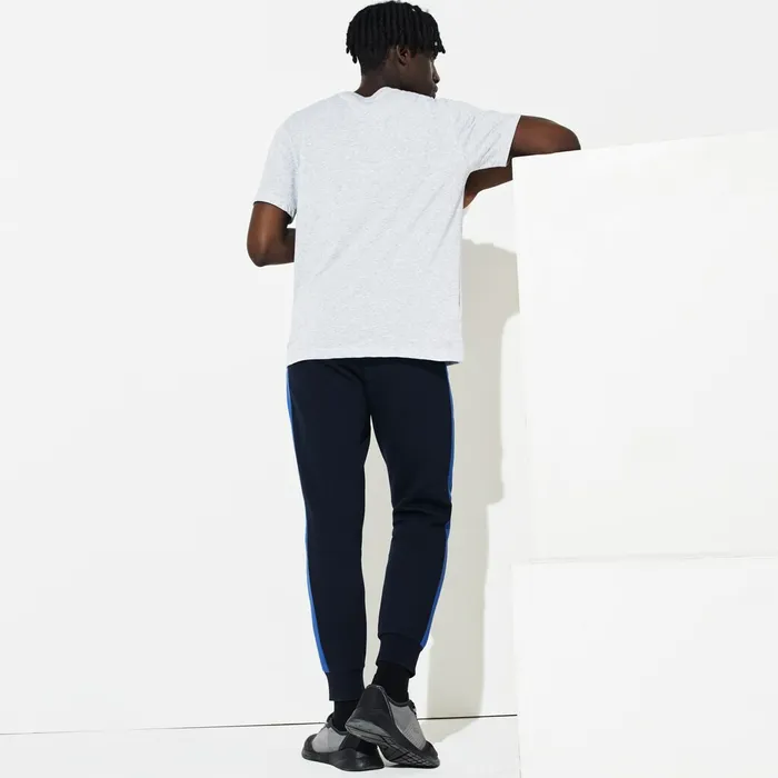Pants and Shorts Lacoste Mens SPORT Colorblock Fleece Sweatpants Navy BlueBlueNavy Blue Shop