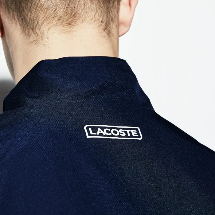 Pants and Shorts Lacoste Mens SPORT Colored Bands Taffeta Tennis Tracksuit Navy BlueRedWhite For Sale