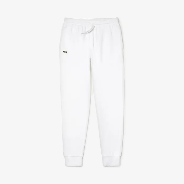 Pants and Shorts Lacoste Mens SPORT Fleece Jogging Pants White Near Me