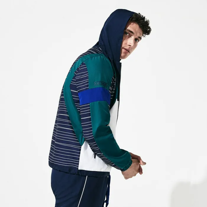 Pants and Shorts Lacoste Mens SPORT Hooded ColorBlock Tennis Track Suit Navy BlueWhiteGreenNavy Blue USA Pants and Shorts Lacoste Mens SPORT Hooded ColorBlock Tennis Track Suit Navy BlueWhiteGreenNavy Blue USA