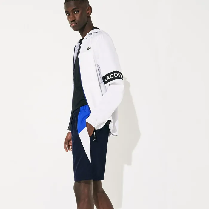 Pants and Shorts Lacoste Mens SPORT Lightweight Colorblock Tennis Shorts Navy BlueBlueWhite Outlet Factory Pants and Shorts Lacoste Mens SPORT Lightweight Colorblock Tennis Shorts Navy BlueBlueWhite Outlet Factory