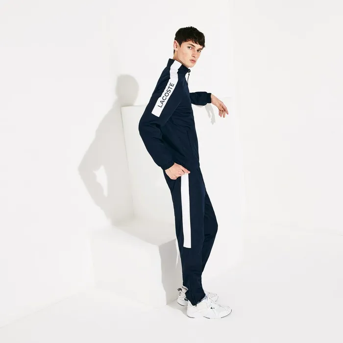 Pants and Shorts Lacoste Mens SPORT Standup Neck Colorblock Tracksuit Navy BlueWhiteNavy Blue For Sale Online Pants and Shorts Lacoste Mens SPORT Standup Neck Colorblock Tracksuit Navy BlueWhiteNavy Blue For Sale Online