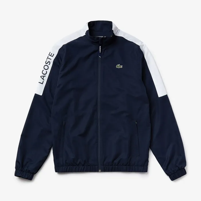 Pants and Shorts Lacoste Mens SPORT Standup Neck Colorblock Tracksuit Navy BlueWhiteNavy Blue For Sale Online