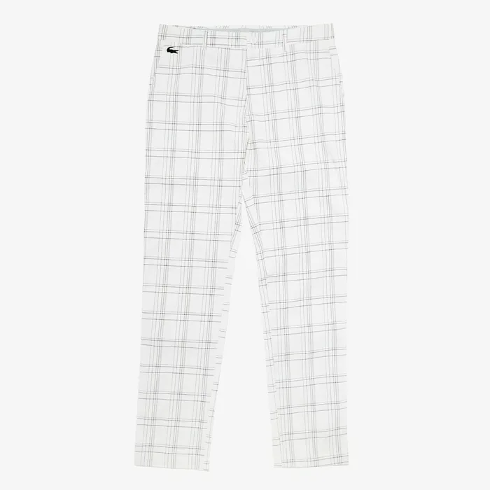 Pants and Shorts Lacoste Mens SPORT Stretch Golf Chinos WhiteNavy Blue Online Store Pants and Shorts Lacoste Mens SPORT Stretch Golf Chinos WhiteNavy Blue Online Store
