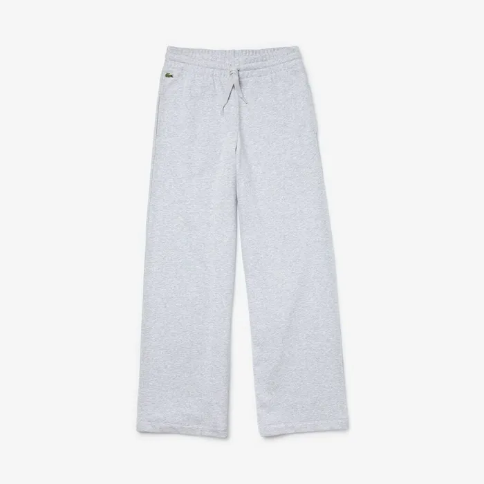Pants and Shorts Lacoste Womens Cotton Fleece Track Pants Grey Chine On Sale