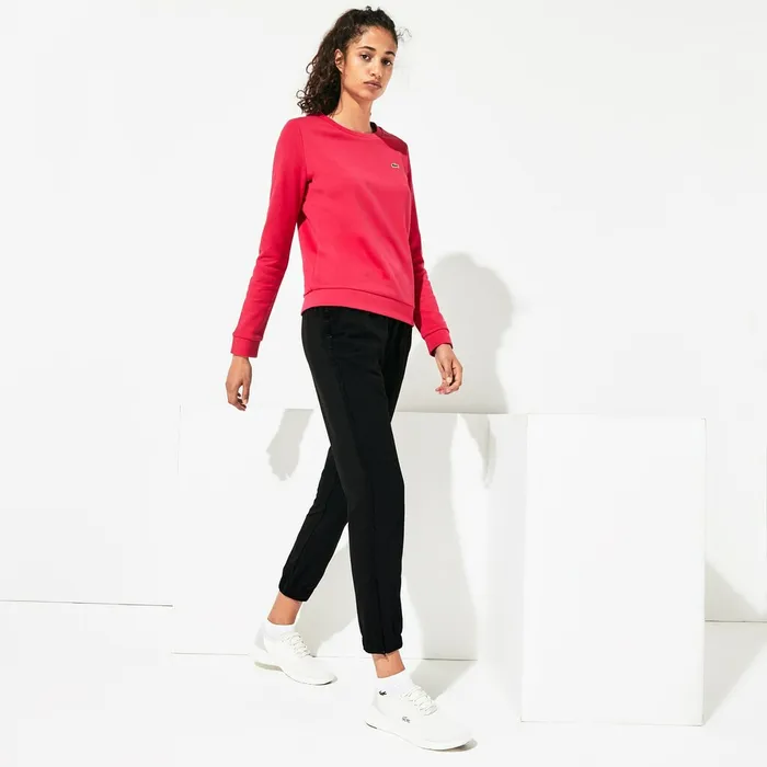 Pants and Shorts Lacoste Womens SPORT Technical WaterResistant Tennis Sweatpants Black Shop