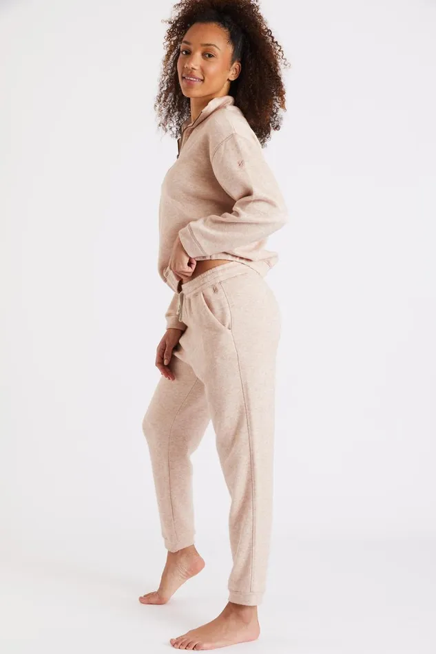 Pants Beige 8211 QUICK CREAMY Beige Women Banana Moon Pants and Shorts