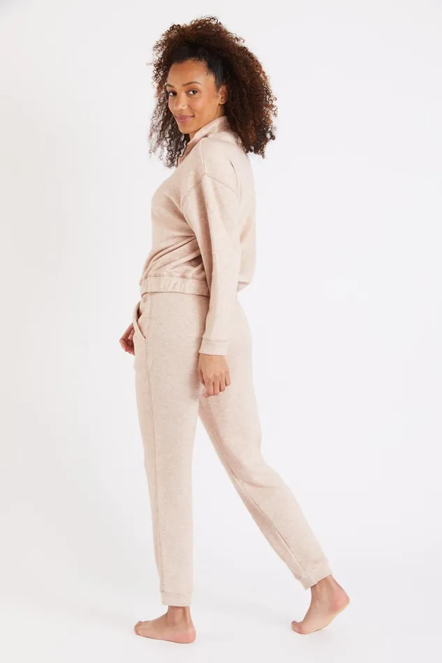 Pants Beige 8211 QUICK CREAMY Beige Women Banana Moon Pants and Shorts