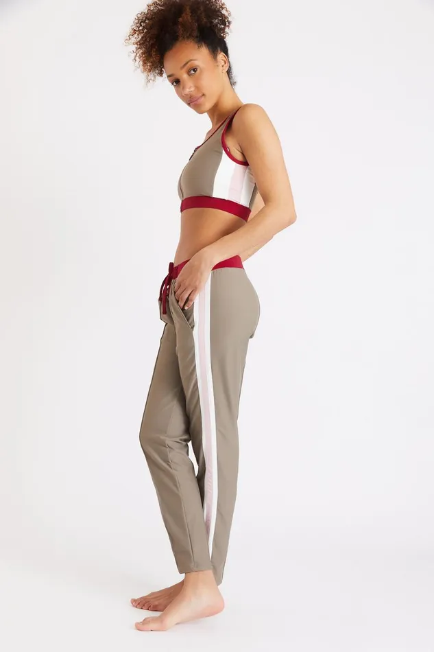 Pants Brown 8211 OATKA SPRINT Brown Women Banana Moon Leggings and Pants