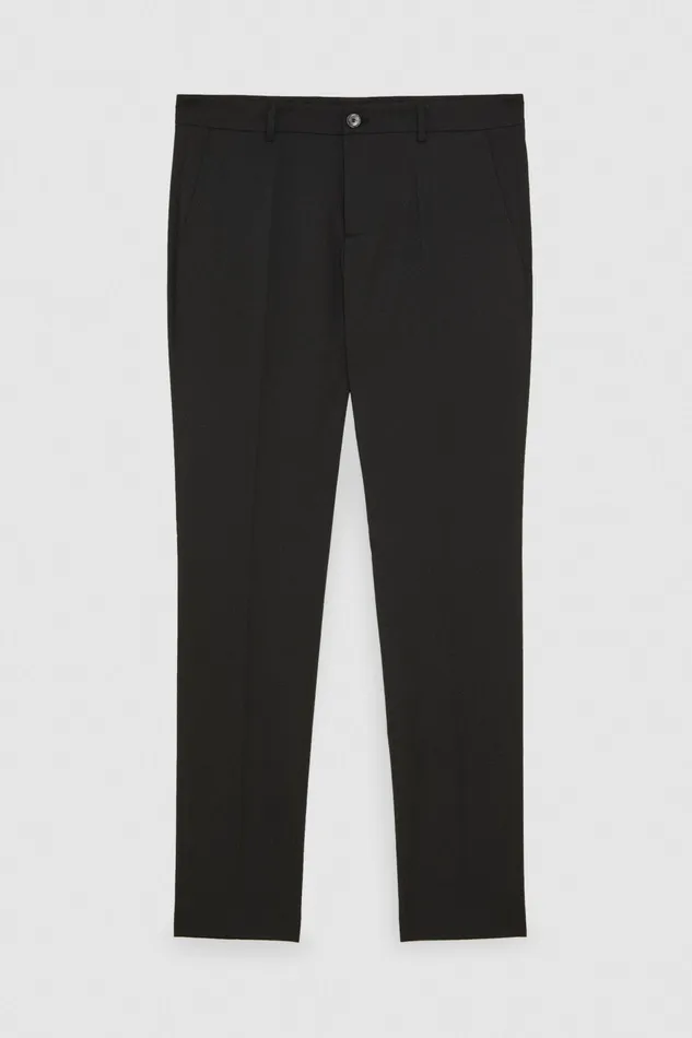 Pants Men Patrizia Pepe Slim Canvas Pants Nero Vinile