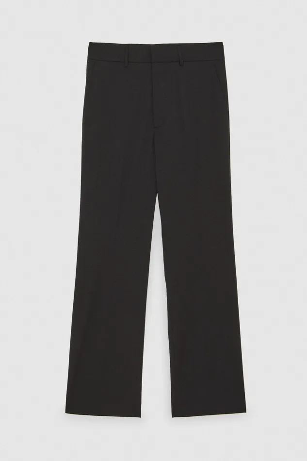 Pants Men Patrizia Pepe Slim Fit Pants With Regular Waist Nero Vinile