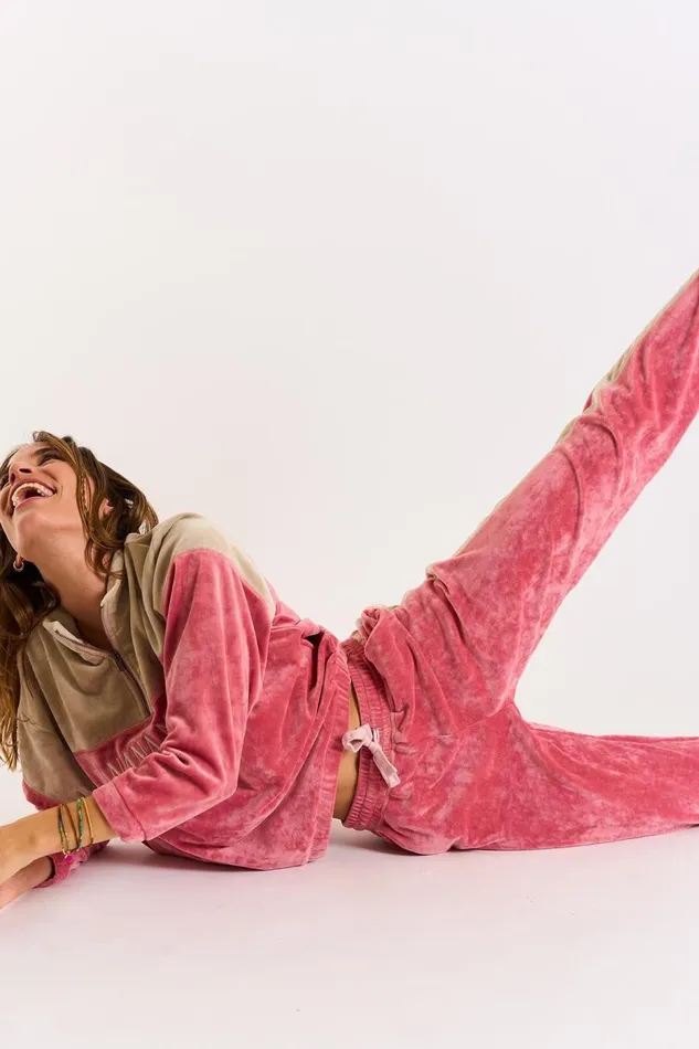 Pants Pink 8211 QUICKLY WILDLAKE Pink Women Banana Moon Pants and Shorts