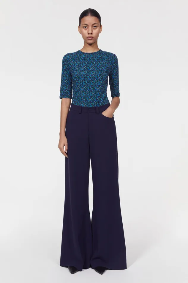 Petiso Drape Pants Midnight Blue Women Rodebjer Sets and Suits