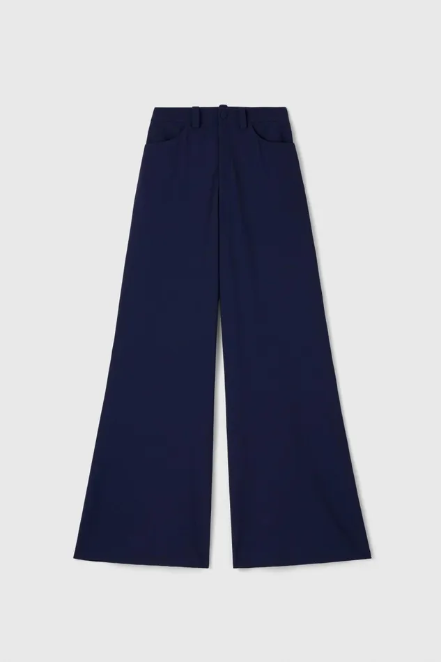 Petiso Drape Pants Midnight Blue Women Rodebjer Sets and Suits