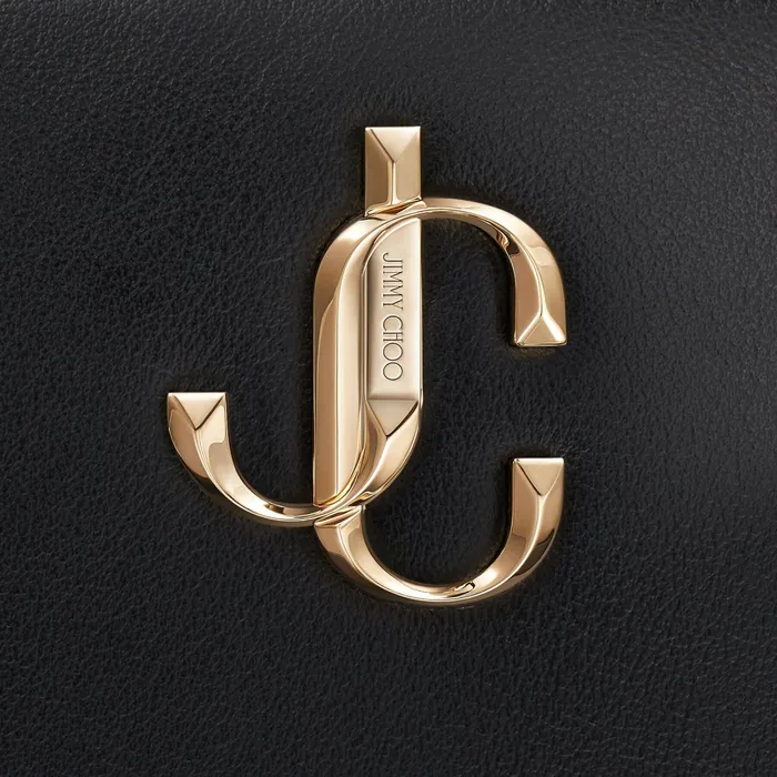 Pippa Black Calf Leather Zip Around Wallet Black Women JIMMY CHOO Wallets
