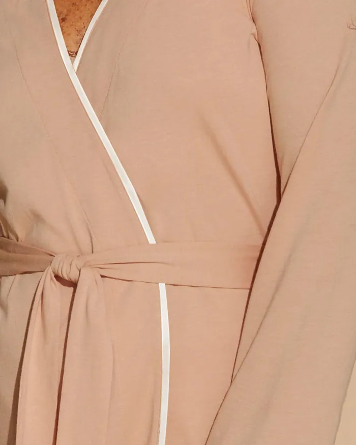 Pj Sets Women Cosabella Bella 3 Piece Set With Robe Coppermoon Ivory
