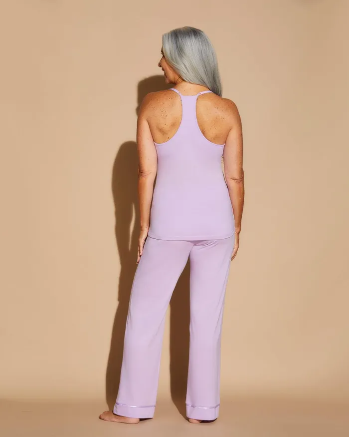 Pj Sets Women Cosabella Bella 3 Piece Set With Robe Icy Violeticy Violet