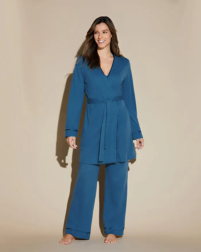 Pj Sets Women Cosabella Bella 3 Piece Set With Robe Malawimalawi