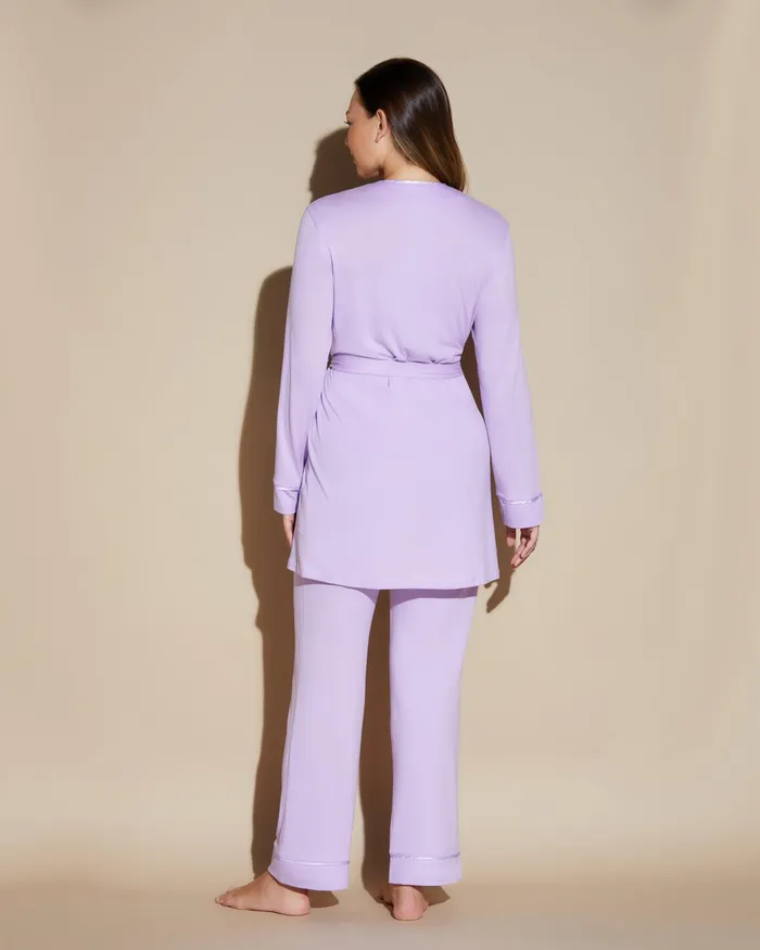 Pj Sets Women Cosabella Bella Nursing 3 Piece Set With Robe Saharasahara