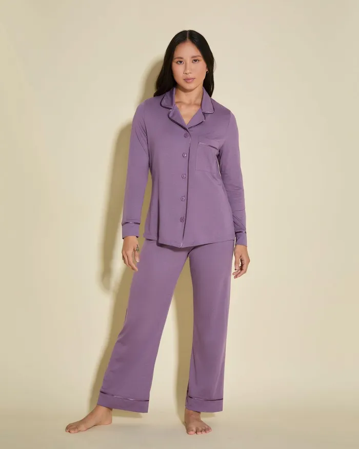 Pj Sets Women Cosabella Bella Petite Long Sleeve Top and Pant Pajamas Himalyan Skyhimalyan Sky Pj Sets Women Cosabella Bella Petite Long Sleeve Top and Pant Pajamas Himalyan Skyhimalyan Sky