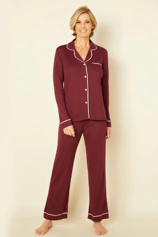 Pj Sets Women Cosabella Bella Petite Long Sleeve Top and Pant Pajamas Vinofiore Pj Sets Women Cosabella Bella Petite Long Sleeve Top and Pant Pajamas Vinofiore