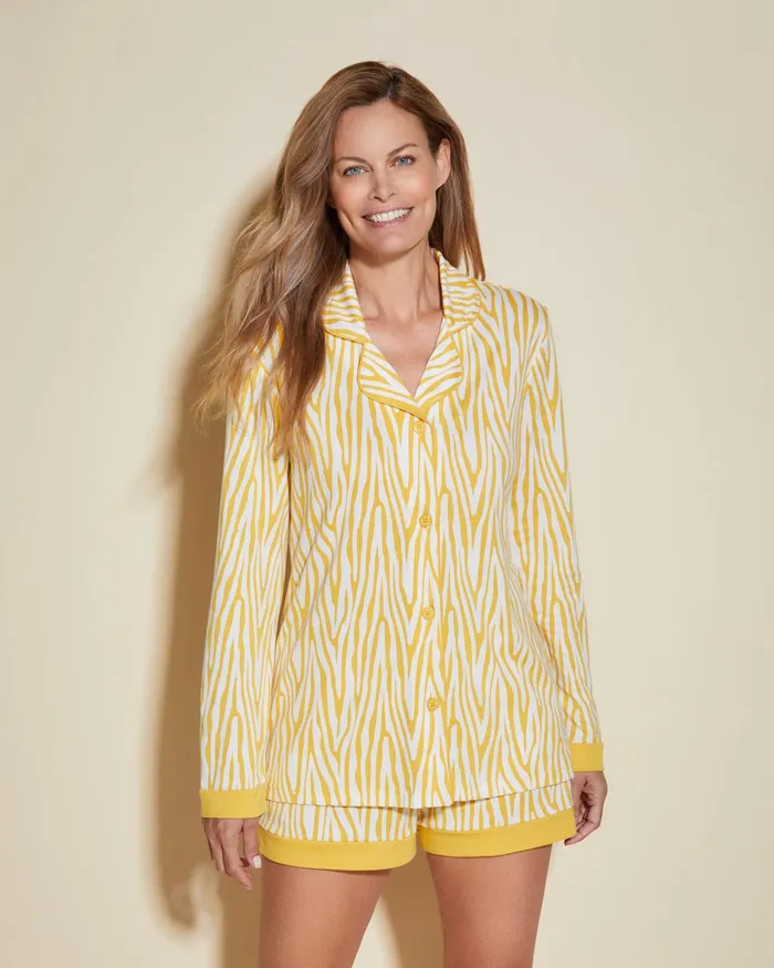 Pj Sets Women Cosabella Bella Printed Printed Long Sleeve Top And Boxer Zebra Serengeti Sunserengeti Pj Sets Women Cosabella Bella Printed Printed Long Sleeve Top And Boxer Zebra Serengeti Sunserengeti
