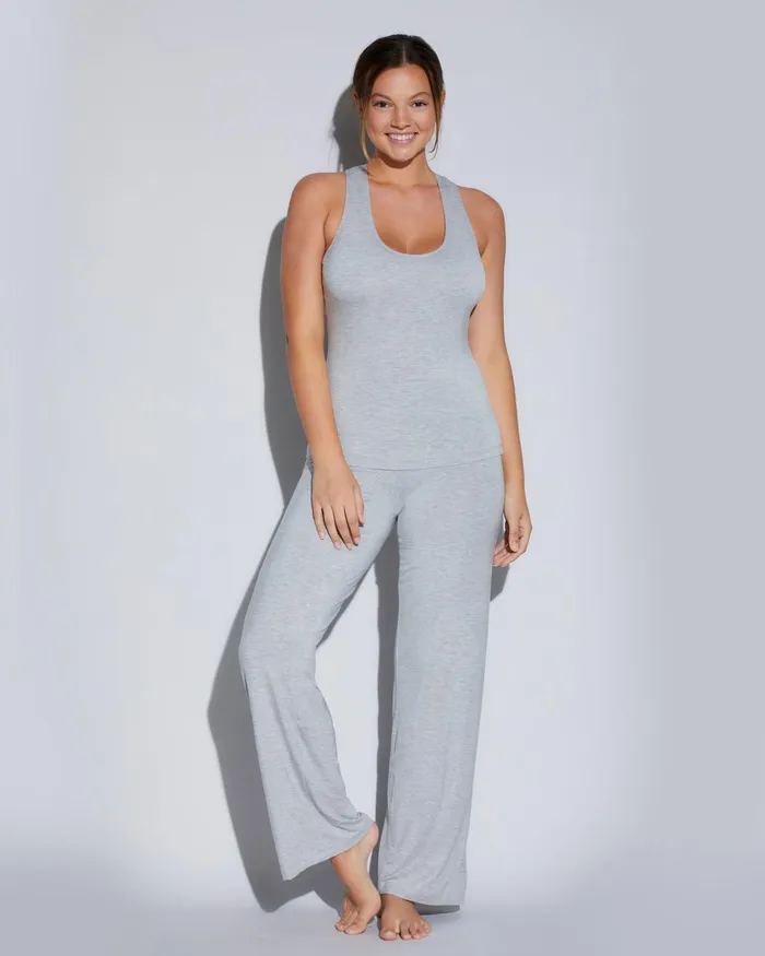 Pj Sets Women Cosabella Talco Curvy Racerback Camisole And Pant Set Heather Grey Pj Sets Women Cosabella Talco Curvy Racerback Camisole And Pant Set Heather Grey
