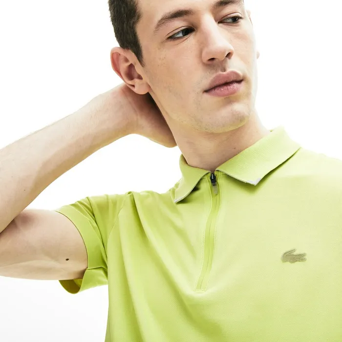 Polos Lacoste Mens Motion UltraLightweight Cotton Polo Flashy YellowGrey Gift 4 You Polos Lacoste Mens Motion UltraLightweight Cotton Polo Flashy YellowGrey Gift 4 You
