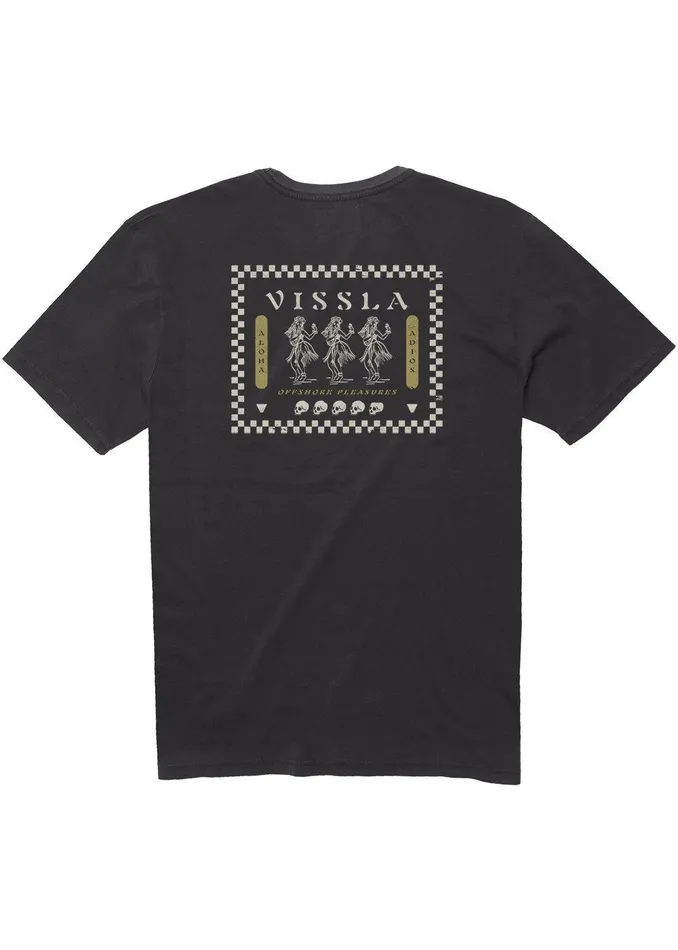 Premium Tees Men Vissla Hula Hips Ss Pkt Tee Phantom