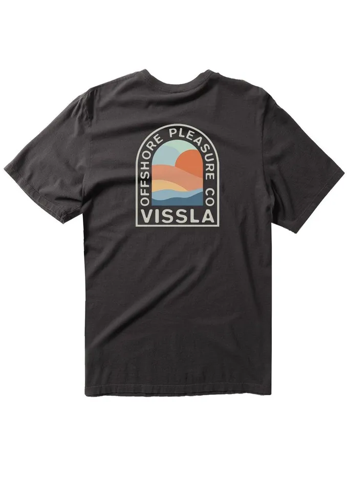Premium Tees Men Vissla Offshore Pleasure Premium Pkt Tee Black