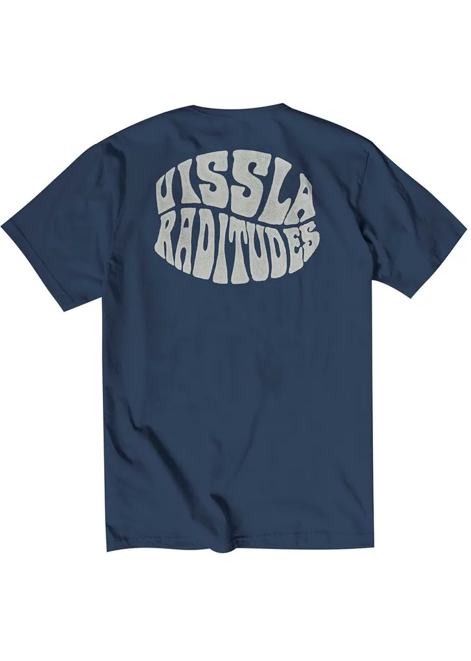 Premium Tees Men Vissla Raditude Organic Tee Dark Denim