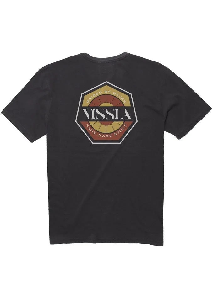 Premium Tees Men Vissla Riptide Ss Pkt Tee Phantom