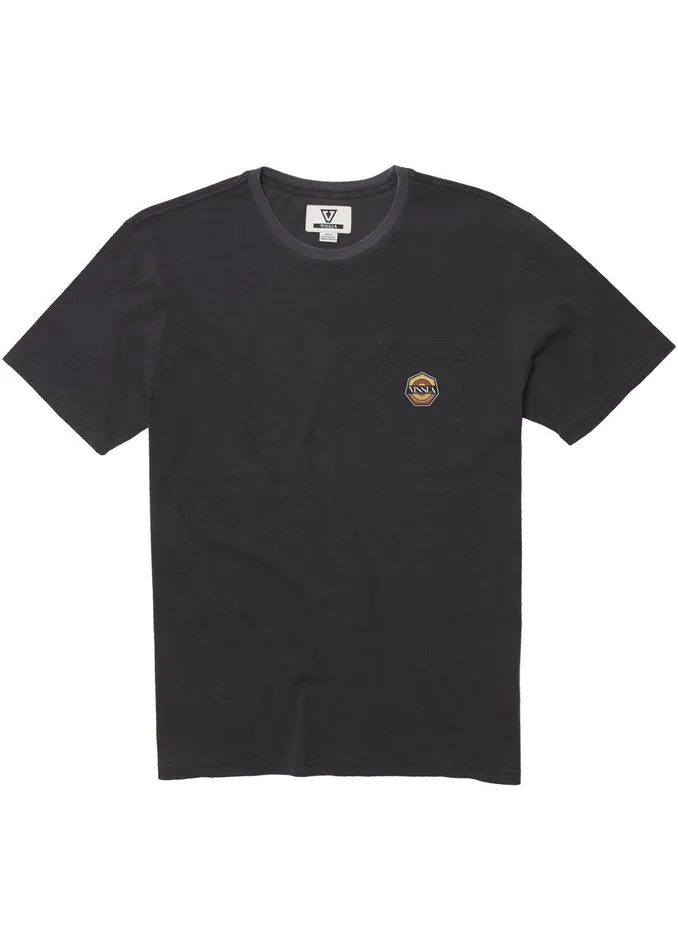 Premium Tees Men Vissla Riptide Ss Pkt Tee Phantom Premium Tees Men Vissla Riptide Ss Pkt Tee Phantom