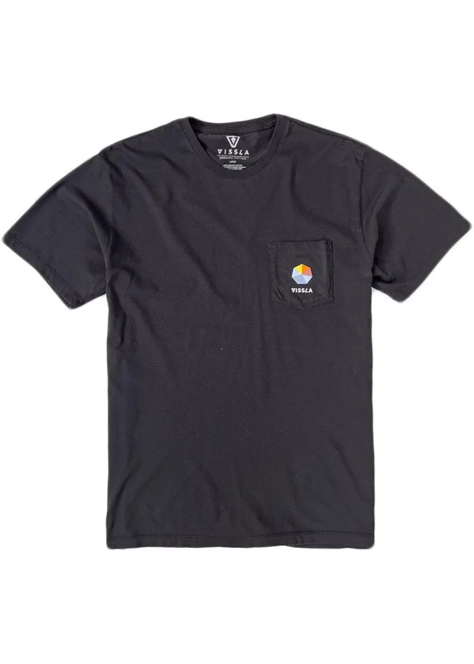 Premium Tees Men Vissla Spectrum Premium Pkt Tee Black