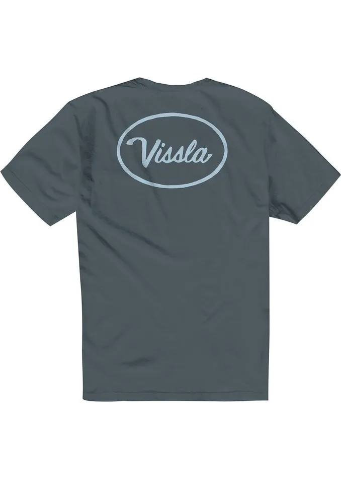 Premium Tees Men Vissla Station Premium Pkt Tee Graphite