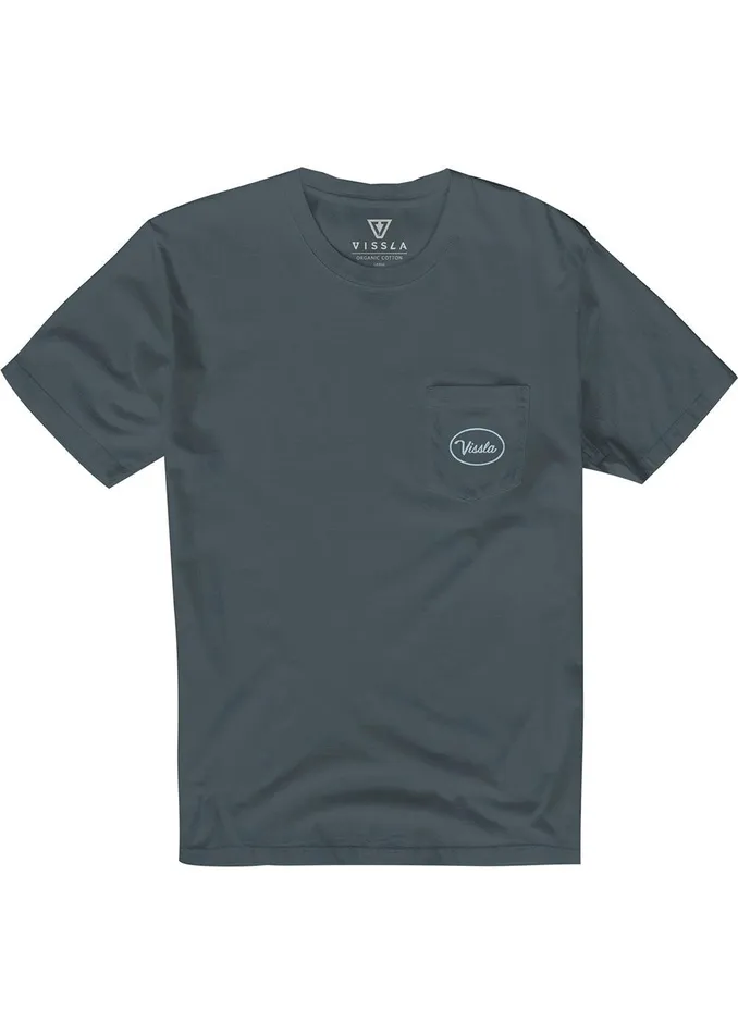 Premium Tees Men Vissla Station Premium Pkt Tee Graphite