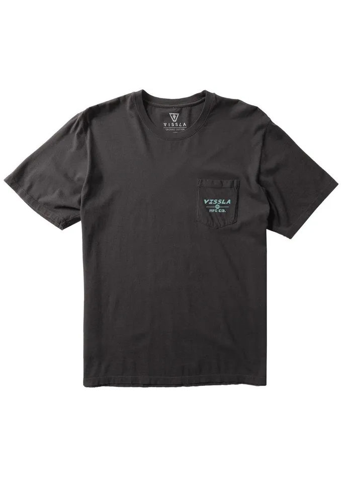 Premium Tees Men Vissla Tradesman Premium Pkt Tee Black