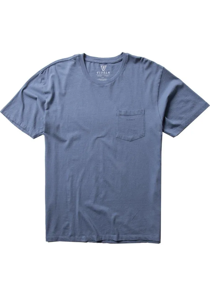 Premium Tees Men Vissla Vintage Vissla Premium Pkt Tee Slate