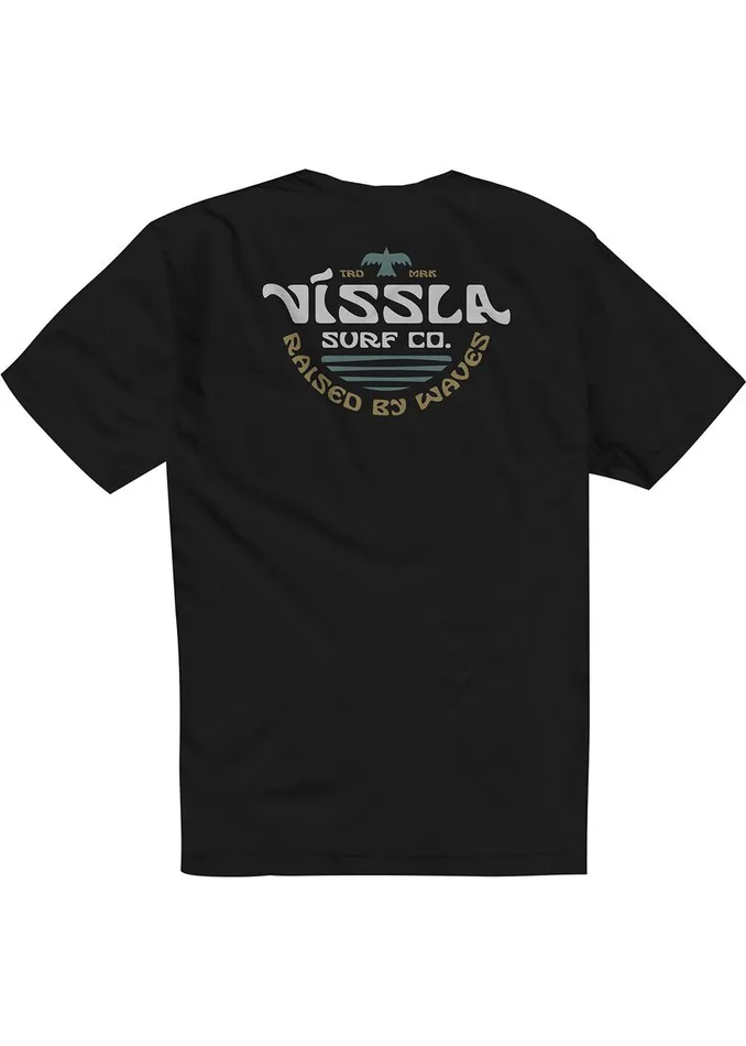 Premium Tees Men Vissla West Winds Premium Pkt Tee Black