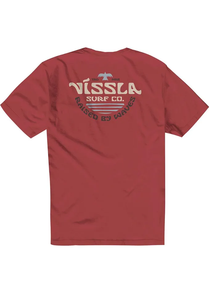 Premium Tees Men Vissla West Winds Premium Pkt Tee Brick
