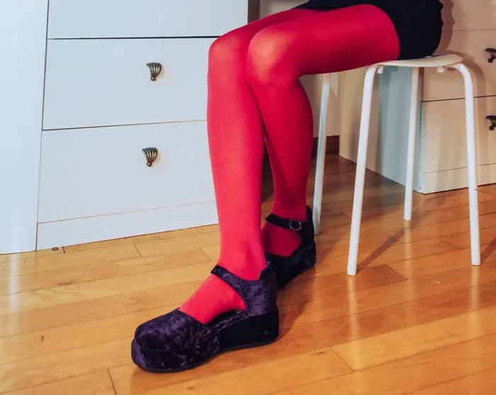 Purple Velvet Wrapped Mary Jane Women TUK Shoes Mary Janes Purple Velvet Wrapped Mary Jane Women TUK Shoes Mary Janes