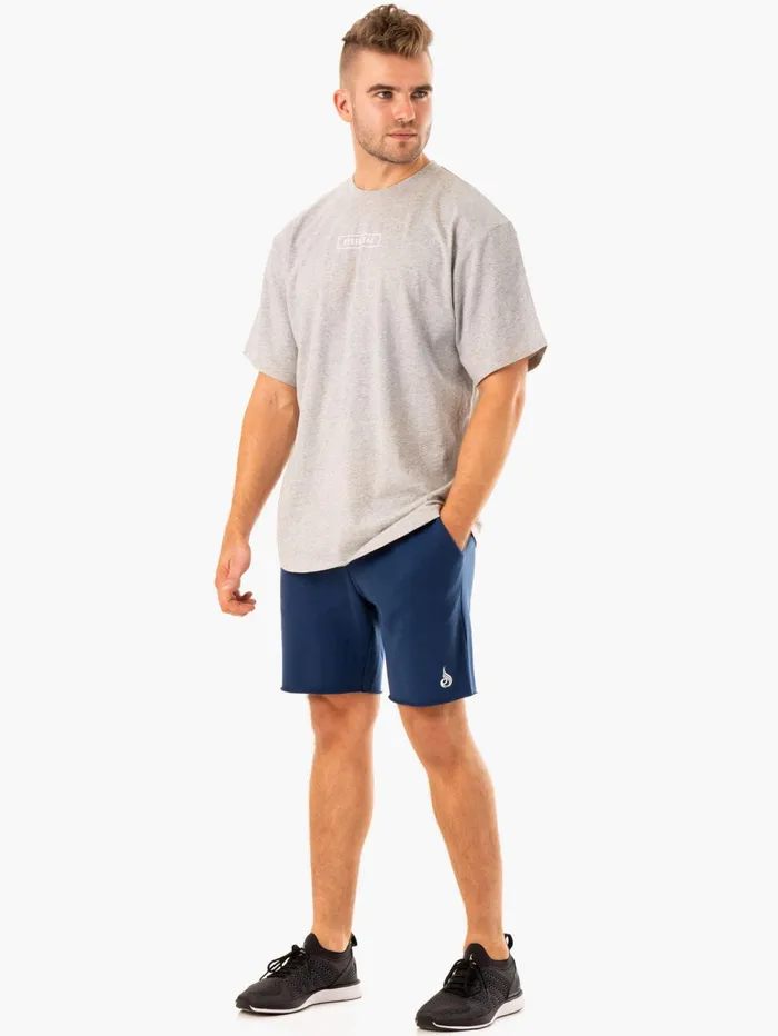 Recharge Track Gym Short 8211 Blue Men Ryderwear Gym Shorts
