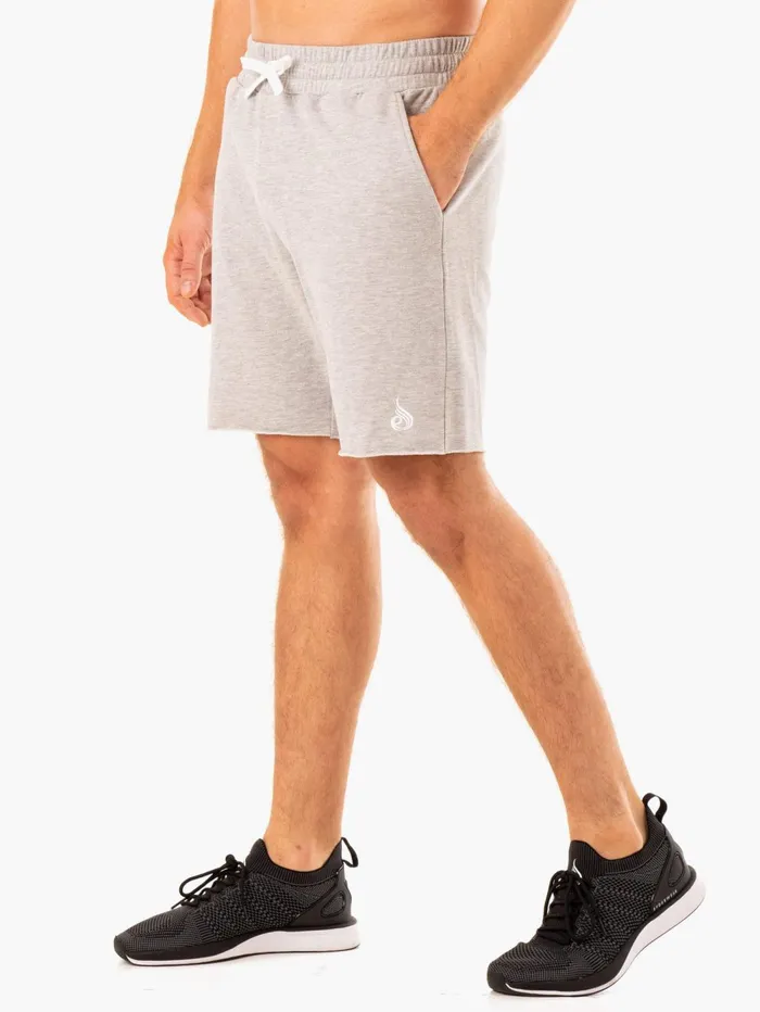 Recharge Track Gym Short 8211 Grey Marl Men Ryderwear Gym Shorts