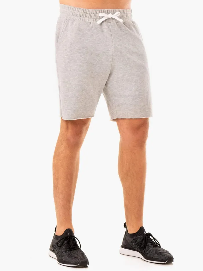 Recharge Track Gym Short 8211 Grey Marl Men Ryderwear Gym Shorts