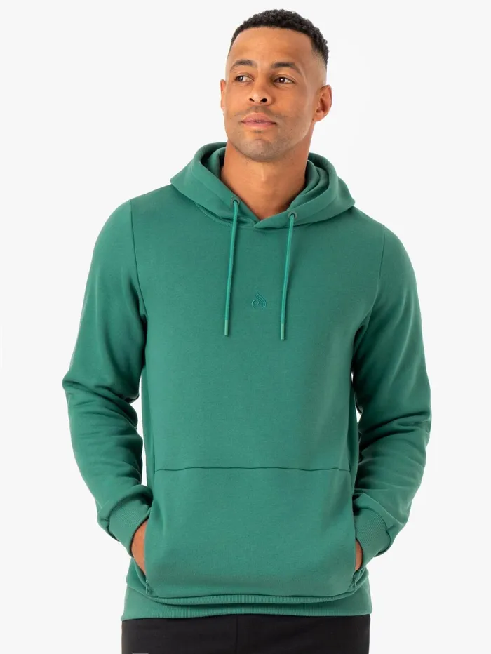 Restore Pullover Hoodie 8211 Green Men Ryderwear Sweaters and Hoodies