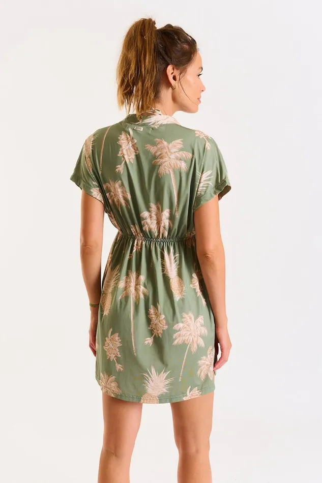 ROBE BEACHWEAR Khaki 8211 ABELINE BAYVOIL Khaki Women Banana Moon Dresses