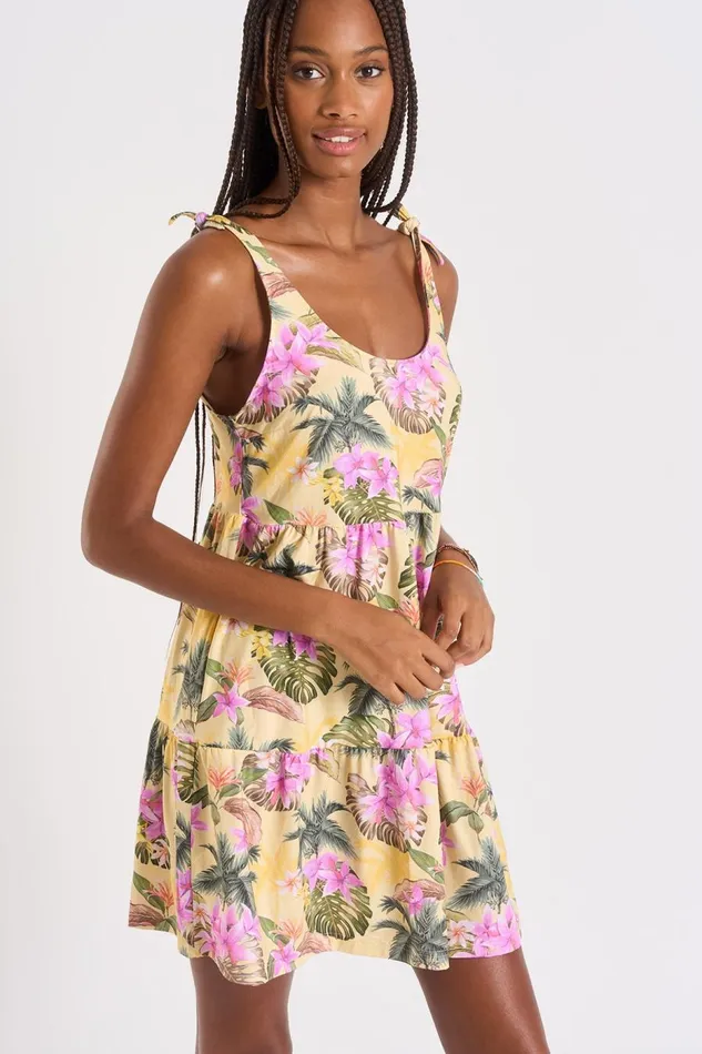 ROBE BEACHWEAR Yellow 8211 TOBATI LIMETROPIVOIL Yellow Women Banana Moon Dresses