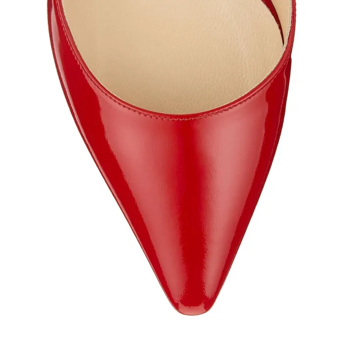 Romy 60 Red Patent Pointy Toe Pumps Red Women JIMMY CHOO Pumps