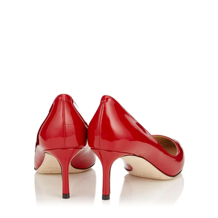 Romy 60 Red Patent Pointy Toe Pumps Red Women JIMMY CHOO Pumps